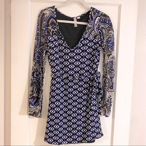 Alya Flared Sleeve Dress